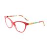 LXZSMH reading glasses, Cateye Reading Glasses, Red Eyewear, Clic Magnetic Eyeglasses, Women Designer, Eye Strain Light Weight (Color : Red, Size : 2.0) view 2
