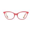 LXZSMH reading glasses, Cateye Reading Glasses, Red Eyewear, Clic Magnetic Eyeglasses, Women Designer, Eye Strain Light Weight (Color : Red, Size : 2.0) view 3