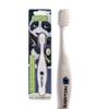 Babyton Bio Toothbrush - Eco-Friendly, Soft Bristles for Babies, Ergonomic Handle, Biodegradable Corn Cob Material (Panda) view 1