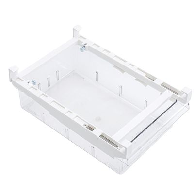 Fridge Drawers Organizer, Transparent Refrigerator Organizer Bins Large Capacity Fridge Holder Storage Box Fridge Under Shelf Drawer Fridge Organizer Bin for Kitchens