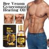 Men Therm Bee Venom Oil, Mentherm Bee Venom Gynecomastia Heating Oil for Chest Muscles Body (8 Bottle) view 3