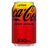 Coca Cola Zero Sugar Can Lemon 330 ml (Pack of 24) view 4
