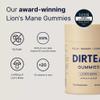 DIRTEA Lion's Mane Mushroom Gummies (60 Gummies) - 2,400mg per Serving - Vegan, Natural & Sugar Free with Vitamin B12 & B5 - Apple Flavour view 3
