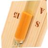 TOPBATHY Wooden Hourglass Timer 15-minute Glass Tube Sauna Timer Reusable Hourglass for Sauna Room Bath Time Measurement Single Pack view 4