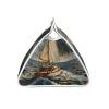 Ocean Sailboat Printed Tissue Box Cover | Stylish Leather Tissue Paper Holder for Home Hotel Car Office Decor view 2