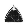 Black Marble Printed Tissue Box Cover | Stylish Leather Tissue Paper Holder for Home Hotel Car Office Decor view 2
