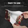 Merry Christmas Santa Claus Printed Tissue Box Cover | Stylish Leather Tissue Paper Holder for Home Hotel Car Office Decor view 3