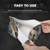Mallard Ducks Printed Tissue Box Cover | Stylish Leather Tissue Paper Holder for Home Hotel Car Office Decor view 3