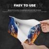 American Football Galaxy Space Play Printed Tissue Box Cover | Stylish Leather Tissue Paper Holder for Home Hotel Car Office Decor view 3