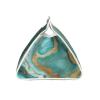 Turquoise Gold Marble Printed Tissue Box Cover | Stylish Leather Tissue Paper Holder for Home Hotel Car Office Decor view 2