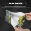 Bouquet of Daffodils Printed Tissue Box Cover | Stylish Leather Tissue Paper Holder for Home Hotel Car Office Decor view 3