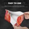 Orange Red Rose Printed Tissue Box Cover | Stylish Leather Tissue Paper Holder for Home Hotel Car Office Decor view 3
