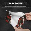 Red Mushrooms 1 Printed Tissue Box Cover | Stylish Leather Tissue Paper Holder for Home Hotel Car Office Decor view 3