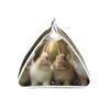 Funny Rabbits Printed Tissue Box Cover | Stylish Leather Tissue Paper Holder for Home Hotel Car Office Decor view 2