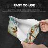 Dragonfly Fence Printed Tissue Box Cover | Stylish Leather Tissue Paper Holder for Home Hotel Car Office Decor view 3
