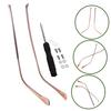 KOMBIUDA Universal Metal Glasses Arm Replacement, Brown Eyeglass Temple Repair Kit, Sturdy Single Tooth Arm for Eyeglasses Maintenance view 3