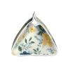 Blue Flower Yellow Floral Pattern Printed Tissue Box Cover | Stylish Leather Tissue Paper Holder for Home Hotel Car Office Decor view 2