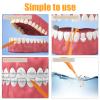 Beavorty Reusable Portable Toothpick Interdental Cleaners 100pcs Interdental Brush Toothpick Brush with Soft Bristles Flossing Heads Brushes Oral Tooth Cleaning Tools view 4