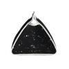 Black Glitter Printed Tissue Box Cover | Stylish Leather Tissue Paper Holder for Home Hotel Car Office Decor view 2