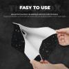 Black Glitter Printed Tissue Box Cover | Stylish Leather Tissue Paper Holder for Home Hotel Car Office Decor view 3