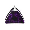 Purple Hearts Printed Tissue Box Cover | Stylish Leather Tissue Paper Holder for Home Hotel Car Office Decor view 2