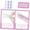 MAGICLULU Silicone Finger Toothbrush 9pcs Set with Storage Box, Baby Infant Toddler Oral Cleaning Brush for Teething and Gum Care, Soft Silicone for 0-3 Years view 4