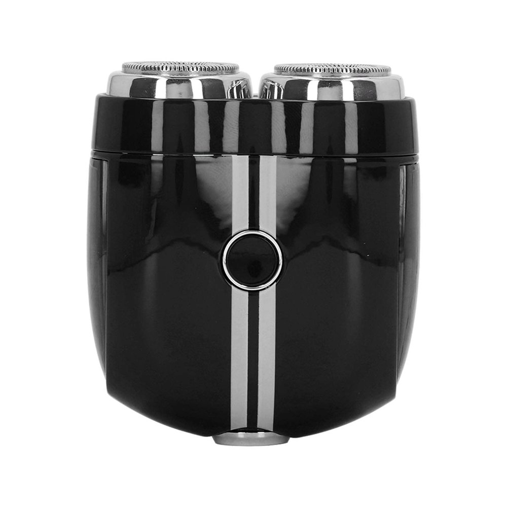 Electric Mini Beard Shaver, 10300 RPM Zinc Alloy Wet Dry Dual Use Small Beard Trimmer Type C Charging IPX7 for Travelling (Black)