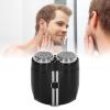 Electric Mini Beard Shaver, 10300 RPM Zinc Alloy Wet Dry Dual Use Small Beard Trimmer Type C Charging IPX7 for Travelling (Black) view 2