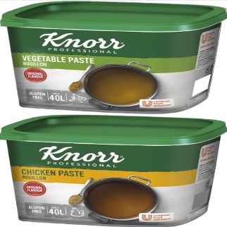 Knorr Bouillon Bundle (2 x 1kg, CHICKEN & FISH)