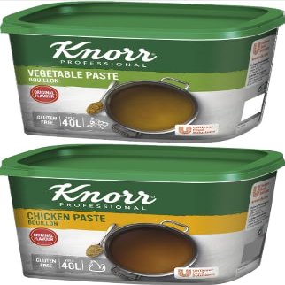 Knorr Bouillon Bundle (2 x 1kg, CHICKEN & FISH)