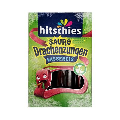 Hitschies Sour Dragon Tongues Water Ice Cream 10 x 40 ml