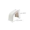Healeved Pedicure Stool for Shower Foot Rest for Home Pedicure Shower Foot Stool Handles for Stability for Bathroom Use view 3