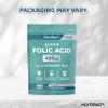 Folic Acid Tablets 400mcg | 400 Count (1+ Year Supply) | with Added 5mcg of Vitamin B12 Cyanocobalamin | Pregnancy Support | Suitable for Vegans | by Horbaach view 4
