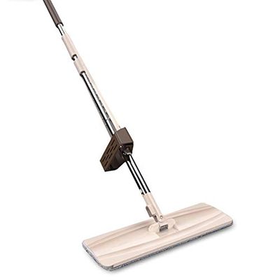 OUZBEM Microfiber Mop Refill Reusable Flat Mops Aluminum Handle Floor Cleaning Household vision