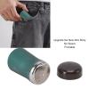 Mini Electric Beard Trimmer, Electronic Beard Trimmer Mesh Rotating 6600 RPM Quiet Motor 3 Tool Heads 2W Washable for Bathroom (Green) view 2