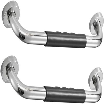 2 Pack Grab Bars for Bathroom, 17" Anti Slip Bathroom Handicap Grab Bars for Showers, Safety Bath & Shower Grab Bar for Seniors, Shower Handles for Elderly