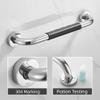 2 Pack Grab Bars for Bathroom, 17" Anti Slip Bathroom Handicap Grab Bars for Showers, Safety Bath & Shower Grab Bar for Seniors, Shower Handles for Elderly view 2