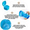 LNQ LUNIQI 1PC Plastic Denture Bath Box, Leak Proof False Teeth Container, Small Teeth Holder Case mit Filter Basket for Storage Cleaning Teeth, Blue view 3