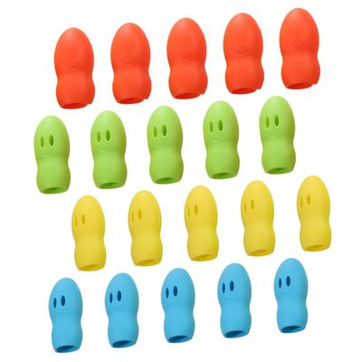 Beaupretty Toothbrush Covers Caps 20pcs Travel Toothbrush Dust Caps Universal Silicone Protective Head Covers Portable Storage for Household and Travel Use Random Color