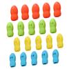 Beaupretty Toothbrush Covers Caps 20pcs Travel Toothbrush Dust Caps Universal Silicone Protective Head Covers Portable Storage for Household and Travel Use Random Color view 1