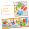 Beaupretty Toothbrush Covers Caps 20pcs Travel Toothbrush Dust Caps Universal Silicone Protective Head Covers Portable Storage for Household and Travel Use Random Color view 2