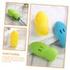 Beaupretty Toothbrush Covers Caps 20pcs Travel Toothbrush Dust Caps Universal Silicone Protective Head Covers Portable Storage for Household and Travel Use Random Color view 3
