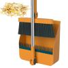 1 Broom Dustpan Set - PP Dust Pan Combo, Household Cleaning Set | Tall Lobby Sweeping Dustpan, Multi Functional Vertical Long Handled Broom Kit for Indoor Outdoor Household Cleaning Sweeping view 1