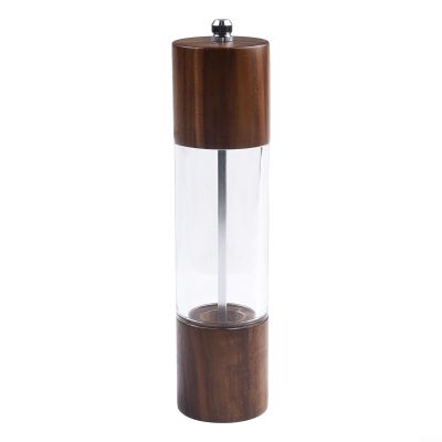 Adjustable Coarseness Muller Seasoning Mill for Customizable Seasonings (6 Inch)
