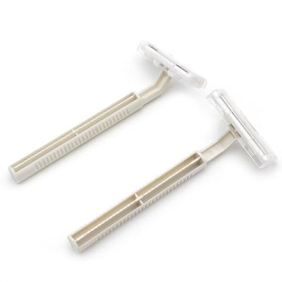 Small Size Dispoable White Razor for Hotel Travel 2Layer Blade Beauty Women/Men pack of 10