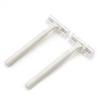 Small Size Dispoable White Razor for Hotel Travel 2Layer Blade Beauty Women/Men pack of 10 view 4
