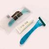 blue disposable razor and 10ml shaving cream for Hotel Travel Size Portable Woman Men (50pieces) view 1