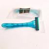 blue disposable razor and 10ml shaving cream for Hotel Travel Size Portable Woman Men (50pieces) view 2