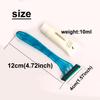 blue disposable razor and 10ml shaving cream for Hotel Travel Size Portable Woman Men (50pieces) view 3