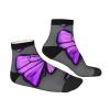 ZISHAK Purple Butterflies Print Comfortable Straight Tube Socks,Ideal For Sports And Leisure Activities, Purple Butterflies, One size view 4